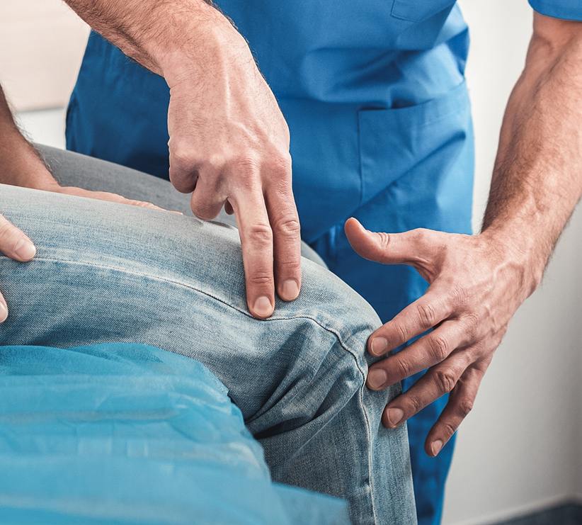 <p><strong>Nicht-chirurgisch</strong> Behandlungen am Knie</p>